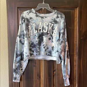 Hollister Gray Textured Sweatshirt
